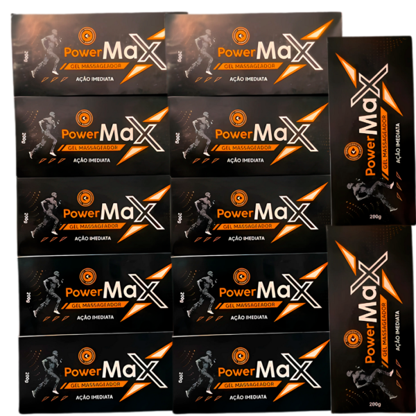 Power Max Gel Massageador 200g 12 UND - Image 2