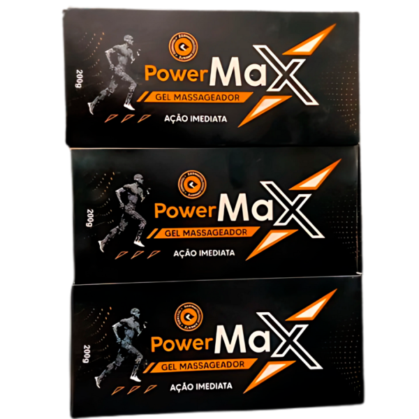 Power Max Gel Massageador 200g 3 UND - Image 2